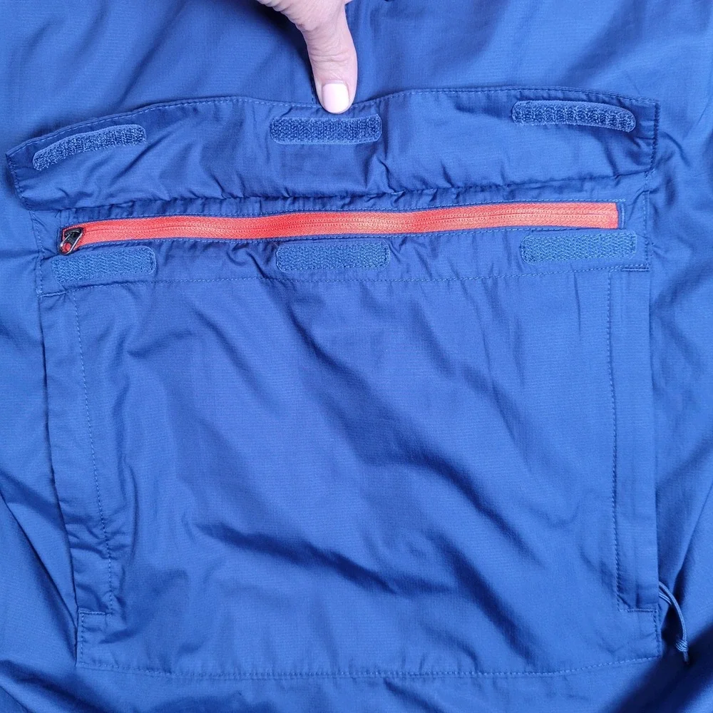 The North Face Fanorak Windwall Packable Windbreaker Jacket Color Block Men's S
